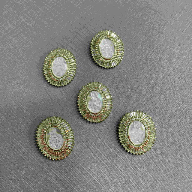 Colgante de Virgen Natural con diseño de María para mujer, joyería de moda, tallado en relieve de Guadalupe 