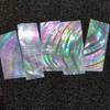 Diseño de forma rectangular de nácar Natural, tamaño grande, concha brillante, espesor fino para joyería, colgante, diseño de incrustaciones, fabricación de pendientes