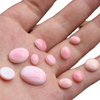 Cabujón de concha de reina de nácar Natural, concha de color rosa, forma redonda para anillos, diseño de incrustaciones, joyería DIY, diseño de mujer 
