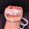 Diseño de pulsera de nácar Natural para mujer, fabricación de joyas, concha blanca, forma cuadrada, corte de piedra de moda DIY hecha a mano 
