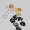 Corte en forma de hoja de nácar Natural para pendientes, diseño de cabujón pequeño, collar para mujer, fabricación de pulseras con imagen para niñas 