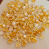 Corte de diseño de flor amarilla de nácar natural para aretes, joyería para mujeres, piezas pequeñas, cosas bonitas, collar de diseño de cabujón 