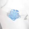 Pendientes de corte con forma de flor de nácar natural, diseño que hace incrustaciones de joyería, cristal de piedra para collar de mujer con frijoles pequeños 