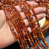 Frijoles pequeños de nácar Natural para diseño de pulsera, cosas bonitas, ágata roja, forma cuadrada, collar para mujer, fabricación DIY 