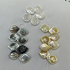 Corte en forma de flor pequeña de nácar Natural para diseño de pulsera para fabricación de collares, incrustaciones de joyería para mujer, concha colorida DIY