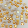 Cabujón pequeño de nácar Natural para mujer, color amarillo, para incrustaciones de anillos, collar de mujer, piezas de forma redonda, diseño de bomba 