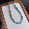 Corte de forma cuadrada de nácar Natural para hacer cadenas, piedra de jade, frijoles pequeños, joyería, fabricación de collares, diseño DIY 