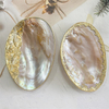 Funda de nácar Natural para jabón, belleza, maquillaje para mujer, Cenicero de concha blanca, diseño de joyería, carcasa original 