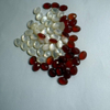Forma de cabujón de nácar Natural, diseño ovalado de corte para anillos, incrustaciones, corte de cara, pendientes de cuentas pequeñas usando piezas
