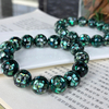 Pulsera de bola de concha de abulón de nácar Natural para mujer, fabricación de joyas, collar de cuentas, diseño de moda, corte redondo 