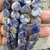 Madreperla Natural en forma de corazón, corte de piedra colorida para collar de mujer, diseño de cosas bonitas para niña, fabricación de joyas, pulsera 