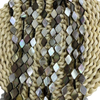 Corte en forma de rombo de nácar Natural para mujer, diseño de collar con frijoles pequeños, cosas bonitas negras, cabujón DIY 