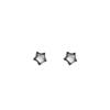 Corte en forma de estrella pequeña de nácar natural para diseño de pendientes, fabricación de incrustaciones de bricolaje, concha negra, piezas de joyería de frijoles pequeños, cabujón