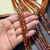 Frijoles pequeños de nácar Natural para diseño de pulsera, cosas bonitas, ágata roja, forma cuadrada, collar para mujer, fabricación DIY 