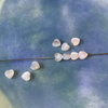 Diseño de lazo de nácar Natural, corte de frijoles bonitos para niñas, diseño de pulsera, fabricación de piezas brillantes, cabujón pequeño, joyería para mujer 