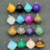 Frijoles pequeños de nácar Natural para fabricación de diseños de colgantes, corte de forma redonda, piedra colorida, fabricación de diseños de collares para mujeres