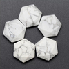 Corte de forma de estrella de nácar Natural para hacer colgantes, collar de piedra de moda para mujer, amatista, corte facial, turquesa 