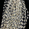 Corte de flor pequeña de nácar Natural para hacer collares, frijoles, concha amarilla de doble cara, piezas de pulsera para mujer y niña 