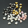 Natural Madreperla forma de corazón cabujón corte bombe cara cosas bonitas para niñas joyería pulsera fabricación collar piezas de diseño
