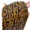 Corte de forma larga de nácar Natural para mujer, diseño de joyería con frijoles pequeños, ojos de tigre, pulsera en relieve
