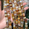Frijoles pequeños de nácar Natural para mujer, corte de ágata roja, diseño de collar, diseño de moda para fabricación de pulseras 