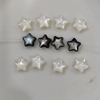 Pulsera de corte en forma de estrella pequeña de nácar Natural para mujer, con cabujón, granos pequeños, forma de bomba, iconos, cosas de diseño