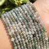 Natural Madre de perlas frijoles corte cara fabricación de collares diseño joyería de mujer piedra ojo de tigre ágata bola pequeña fabricación de pulseras
