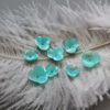 Tallado en forma de flor de nácar Natural para pendientes, fabricación de frijoles pequeños coloridos hechos a mano para cadena DIY, uso de joyería de mujer