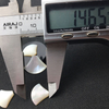 Cabujón de nácar Natural, diseño de corte, collar, fabricación de joyas, anillos, diseño, pendientes para mujer, cuentas blancas, piezas pequeñas 