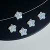 Diseño de forma de estrella de nácar Natural tallado para fabricación de collares de joyería cabujón joyería de mujer anillos de diseño de moda