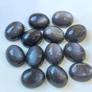 Anillos de corte de cabujón ovalado de nácar Natural, diseño de incrustaciones, fabricación de piedra de obsidiana, frijoles pequeños, joyería para mujer con cabujón