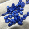 Corte de forma ovalada de nácar Natural para pendientes, diseño de joyería para mujer, piedra azul, diseño de cabujón, piedra lunar 