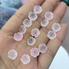 Frijoles pequeños de nácar Natural para mujer, corte de joyería, diseño de ágata para collar, piezas de bricolaje con forma de cabujón de piedra azul 