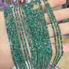 Collar de corte en forma de cubo para mujer, granos pequeños de perlas naturales, piedra colorida, ojos de tigre, diseño cuadrado, malaquita 