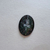 Colgante de forma ovalada de nácar Natural para mujer, corte de imagen, fabricación de incrustaciones de joyería, diseño de concha negra, iconos de frijoles de cabujón