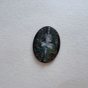 Colgante de forma ovalada de nácar Natural para mujer, corte de imagen, fabricación de incrustaciones de joyería, diseño de concha negra, iconos de frijoles de cabujón