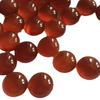 Cabujón de discoteca de nácar Natural para anillos, diseño de incrustaciones, ágata roja, forma redonda, grosor alto, frijoles pequeños, joyería para mujer DIY