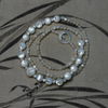 Diseño de collar de corte de frijoles pequeños de nácar Natural para joyería, forma de cabujón, pequeñas cosas, piezas brillantes, círculo de cara de bombe 