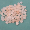 Natural Madreperla forma de corazón corte bombe cara pequeños frijoles para el diseño del collar usando piezas de diseño de cabujón de cristal rosa