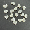 Natural Madreperla forma de corazón cabujón corte bombe cara cosas bonitas para niñas joyería pulsera fabricación collar piezas de diseño