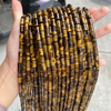 Corte de forma larga de nácar Natural para mujer, diseño de joyería con frijoles pequeños, ojos de tigre, pulsera en relieve