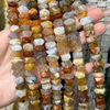 Frijoles pequeños de nácar Natural para mujer, corte de ágata roja, diseño de collar, diseño de moda para fabricación de pulseras 