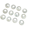 Corte de forma circular redonda de nácar Natural para colgante cabujón grande diseño de joyería para mujer fabricación de relieve de concha blanca