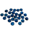 Cabujón redondo de nácar Natural para diseño de anillos, fabricación de concha de abulón, color azul, frijoles pequeños, diseño de incrustaciones de joyería para mujer