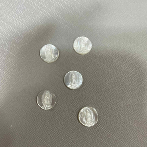 Imagen de Madreperla Natural de Guadalupe, joyería con incrustaciones de cabujón de forma redonda cortada, collar para mujer, fabricación de frijoles pequeños 