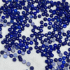 Cabujón de frijoles pequeños de nácar Natural para anillos, joyería para mujer, diseño de collar, piedra de color azul, diseño de incrustaciones de forma redonda