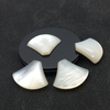 Cabujón de nácar Natural, diseño de corte, collar, fabricación de joyas, anillos, diseño, pendientes para mujer, cuentas blancas, piezas pequeñas 
