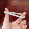Pulsera de nácar Natural, cuentas pequeñas de concha blanca, joyería hecha a mano, diseño DIY para mujer, collar, concha de diseño de moda