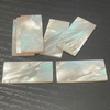Materia prima de corte rectangular de nácar Natural para hacer joyas, incrustaciones de concha colorida, tamaño más grande, cara lisa cuadrada 