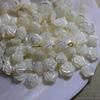 Flor de rosa de nácar Natural para mujer, corte de doble cara para hacer pulseras, cosas pequeñas, frijoles bonitos, joyería para mujer, uso artesanal 